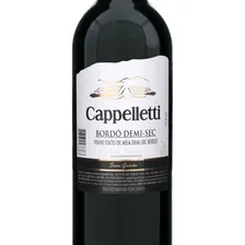 Vinho Tinto Bordô Demi-sec 750ml Cappelletti Serra Gaúcha Foto  mini 1