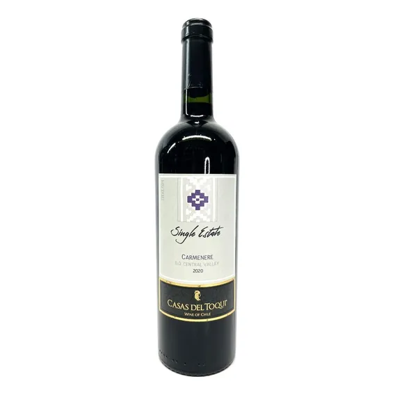 Vinho Tinto Casas Del Toqui Single Estate Carménère 750ml Foto 1