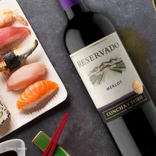 Vinho Tinto Chileno Merlot 750ml Reservado Concha Y Toro Foto mini 3