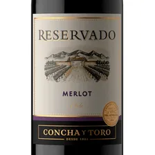 Vinho Tinto Chileno Merlot 750ml Reservado Concha Y Toro Foto mini 2