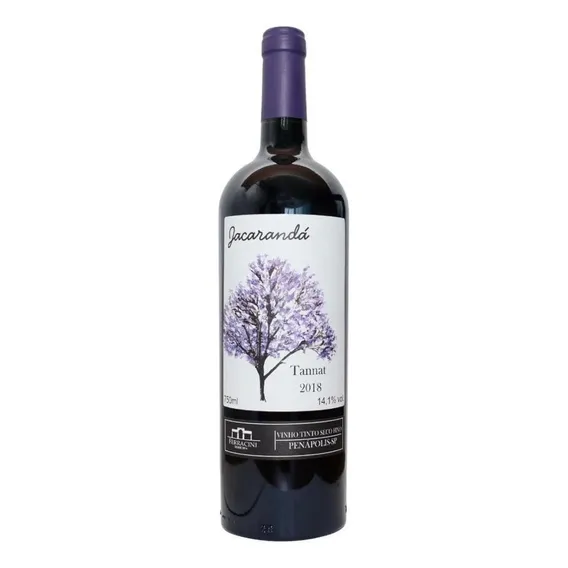Vinho Tinto Fino Seco- Jacarandá - Tannat - Ferracini Foto 1