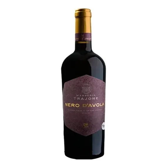 Vinho Tinto Masseria Trajone Sicilia Nero D'avolla 750 Foto 1