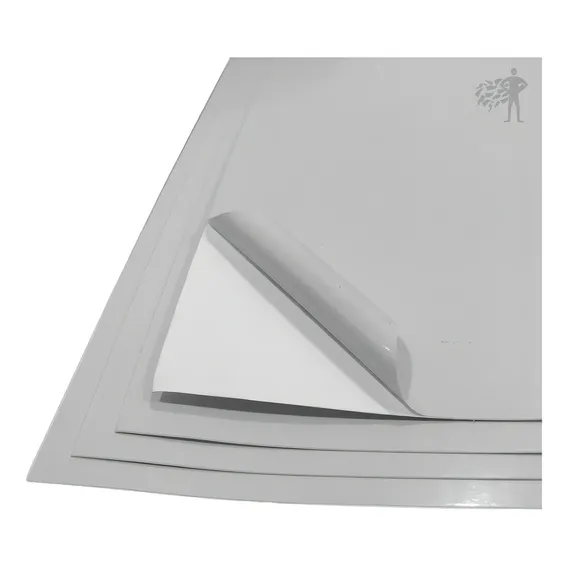 Vinil Adesivo Branco Brilho (330x480mm) Laser 50 Folhas Foto 1
