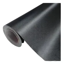 Vinil Adesivo Envelopamento Fibra Carbono Preto - 1m X 20cm Foto  mini 1