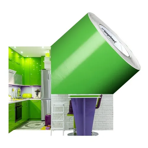 Vinil Adesivo Envelopamento Verde Abacate - 1m X 50cm Foto 1