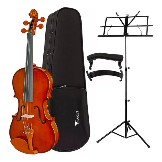 Viola Classica De Arco Eagle Va150 Breu+ Espaleira Partitura Foto 1