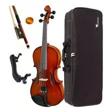 Viola De Arco Eagle Va180 4/4 + Case+ Arco+ Breu+espaleira Foto  mini 1