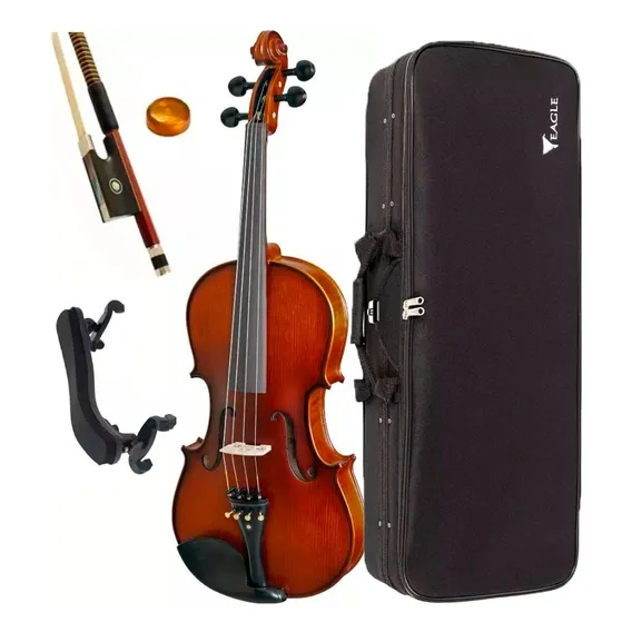 Viola De Arco Eagle Va180 4/4 + Case+ Arco+ Breu+espaleira Foto 1