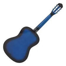 Violão Acústico Clássico Aubvo617 Blueburst Cor Azul Foto mini 4