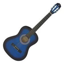 Violão Acústico Clássico Aubvo617 Blueburst Cor Azul Foto  mini 1
