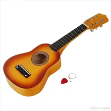 Violao Acustico Mini Com 6 Cordas Em Aço Adulto E Infantil Foto mini 1