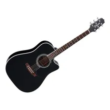 Violão acústico Takamine G EF341SC para destros preta brilhante Foto mini  2