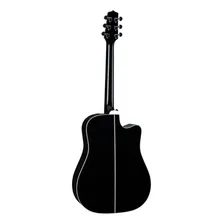 Violão acústico Takamine G EF341SC para destros preta brilhante Foto mini  3