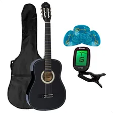 Violao Classico Acustico Vogga Vca104n Bk Preto + Acess贸rios Foto mini 1
