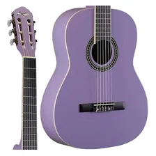 Violão clássico Tagima Memphis AC-39 para destros lilás verniz brilhante Foto mini 4
