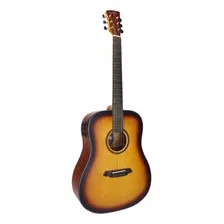 Violao Eletrico Coral 41 - Tampo Solido Em Spruce - Sunset Foto mini 2