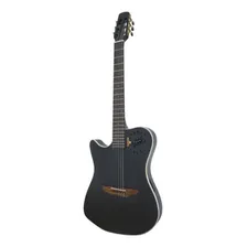 Violão Marques Flat Nylon Ativo Canhoto Vn-12 Vn12 Cor Preto Fosco Foto  mini 1