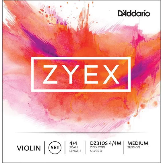 Violino Daddario Zyex médio 4/4 prateado com cordas Dz310s4/4m Foto 1
