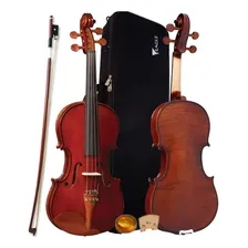 Violino Eagle Ve 441 4/4 Estudante + Arco + Estojo + Breu Cor Marrom-claro Foto  mini 1
