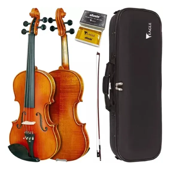 Violino Eagle Ve245 44 Verniz Acetinado Cor Marrom Foto 1