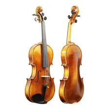 Violino Feito À Mão Orquezz 4/4 Strad Foto mini 2