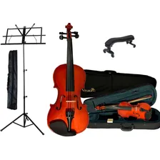 Violino Infantil Vivace 1/2 Mo12 + Espaleira + Partitura Cor Natural Foto mini 1