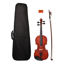 Violino Iniciante ¼ Acustico Com Estojo Breu Adulto Infantil Foto mini 4