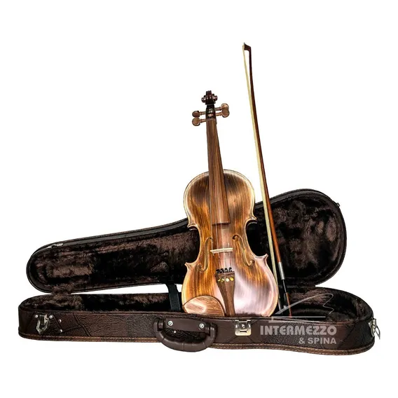 Violino Nhureson Alegretto 4/4 Cor Marrom Foto 1