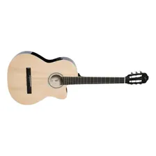 Violão Aço Elétrico Clássico Cutway Natural Brilho Vce300 Nt Foto mini  3