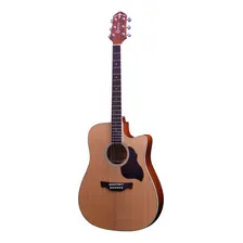 Violão Crafter De7n Tampo Sólido Folk Cutaway Equalizador S1 Foto  mini 1