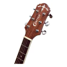Violão Crafter De7n Tampo Sólido Folk Cutaway Equalizador S1 Foto mini  2