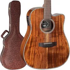 Violão eagle Folk Dreadnought 12 Cordas Eletroacústico Emd430 Ce12 Foto mini  3
