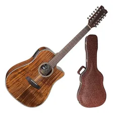 Violão eagle Folk Dreadnought 12 Cordas Eletroacústico Emd430 Ce12 Foto  mini 1