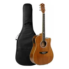 Violão Elétrico Accord Afk-255 Folk Afinador + Capa Foto mini 1