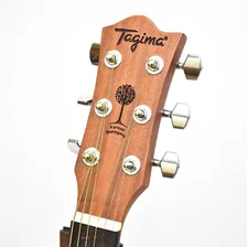 Violão Elétrico Tagima Kansas Mahogany Ntms Dreadnought Aço Foto mini 1