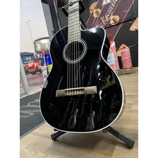 Violão Elétrico Takamine Gc2ce Preto Nylon Brilhante Foto mini 2