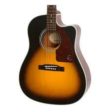 Violão EpiPhone Aj210ce Outfit Folk Sunburst Elétrico Foto mini 1