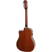 Violão EpiPhone Aj210ce Outfit Folk Sunburst Elétrico Foto mini 3