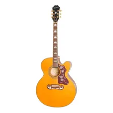 Violão EpiPhone Ej 200 Ce Gold Natural Cor Marrom Foto  mini 1