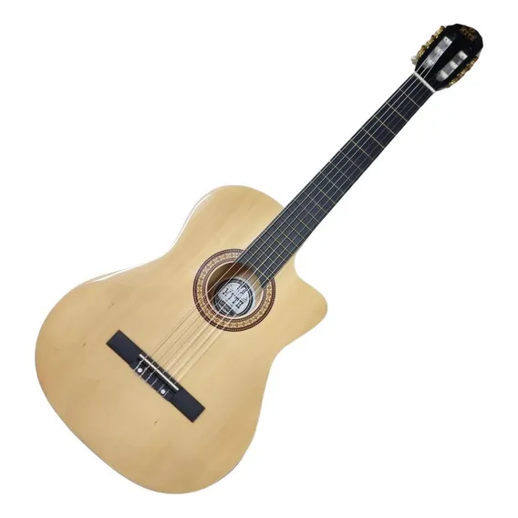 Violão Nylon Elétrico Myth Clássico 39 Com Cutway Brilho Foto 1