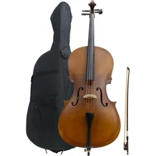 Violoncelo Custom 4/4 Arco E Breu Com Case Foto mini 1