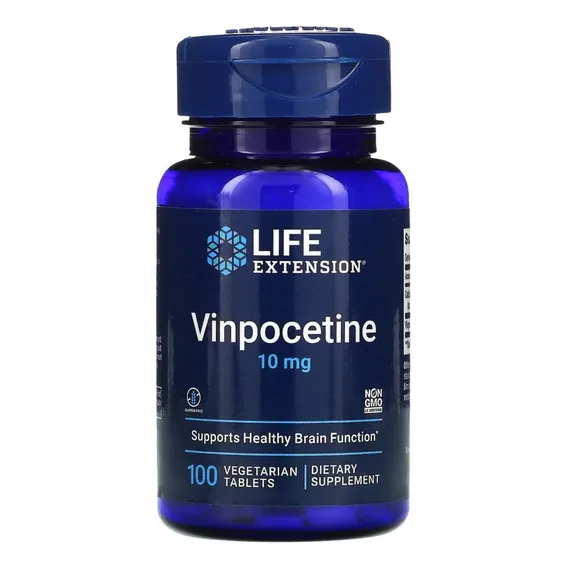 Vipocetine 10mg 100cáps - Life Extension - Importado Eua Foto 1