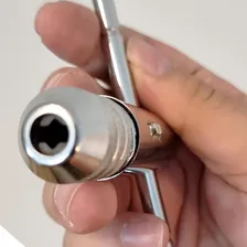Vira Macho Tipo T Com Catraca M3 A M10 Profissional Htom Foto mini 4