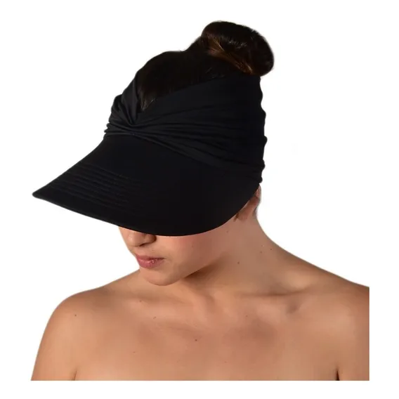 Viseira preta com turbante Foto 1