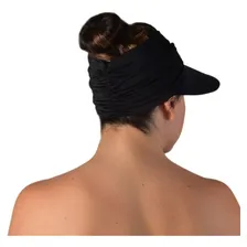 Viseira preta com turbante Foto mini 2
