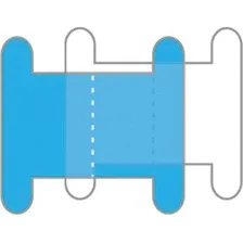 Visor Para Pasta Suspensa Visor Cristal + Etiqueta Com 50 Foto mini 1