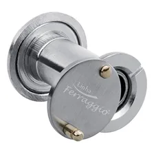 Visor Porta Ângulo 180° Olho Mágico Cromo Acetinado Stam Foto mini 1