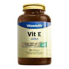Vit E 400ui Alto Teor De Vitamina E - 30 Caps - Vitamin Life Foto mini 1