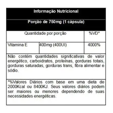 Vit E 400ui Alto Teor De Vitamina E - 30 Caps - Vitamin Life Foto mini 2