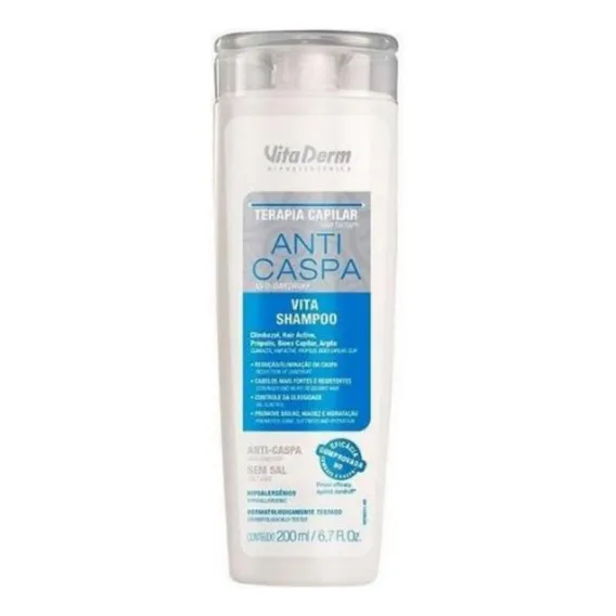 Vita Derm Vita Shampoo Anti Caspa 200ml Foto 1